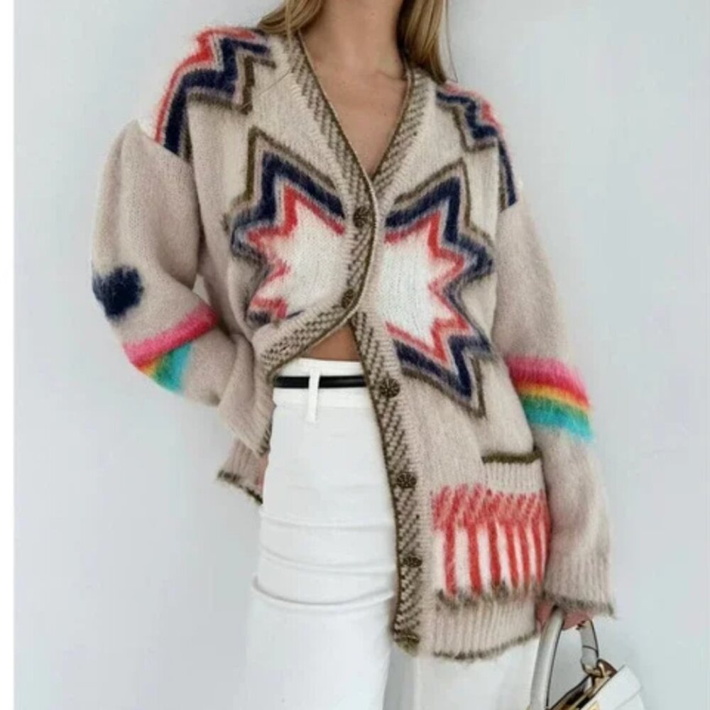 Caesars Palace Cardigan |Size Medium | Commense